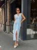 Купить Платье трикотажное SLIM цв.  голубой в фирменном магазине спортивной одежды Brillante.by