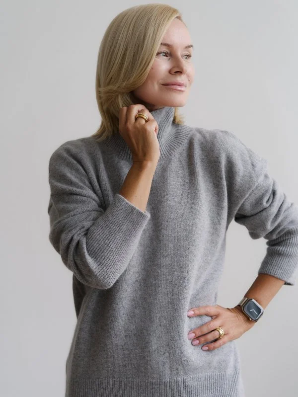 Свитер из ангоровой шерсти цвет Серый