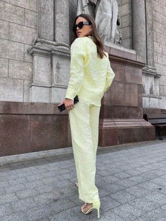 Рубашка льняная цвет ЛИМОНАД Купить Рубашка льняная цвет ЛИМОНАД в фирменном магазине спортивной одежды Brillante.by