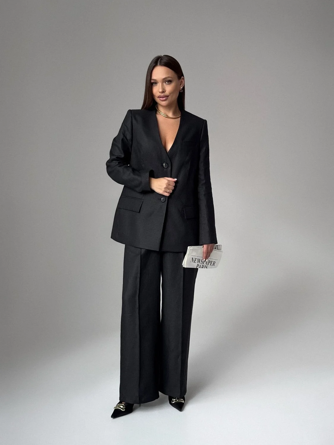 Костюмная группа двойка Style цв.черный (жакет и брюки можно купить отдельно) Костюмная группа двойка Style цв.черный (жакет и брюки можно купить отдельно)