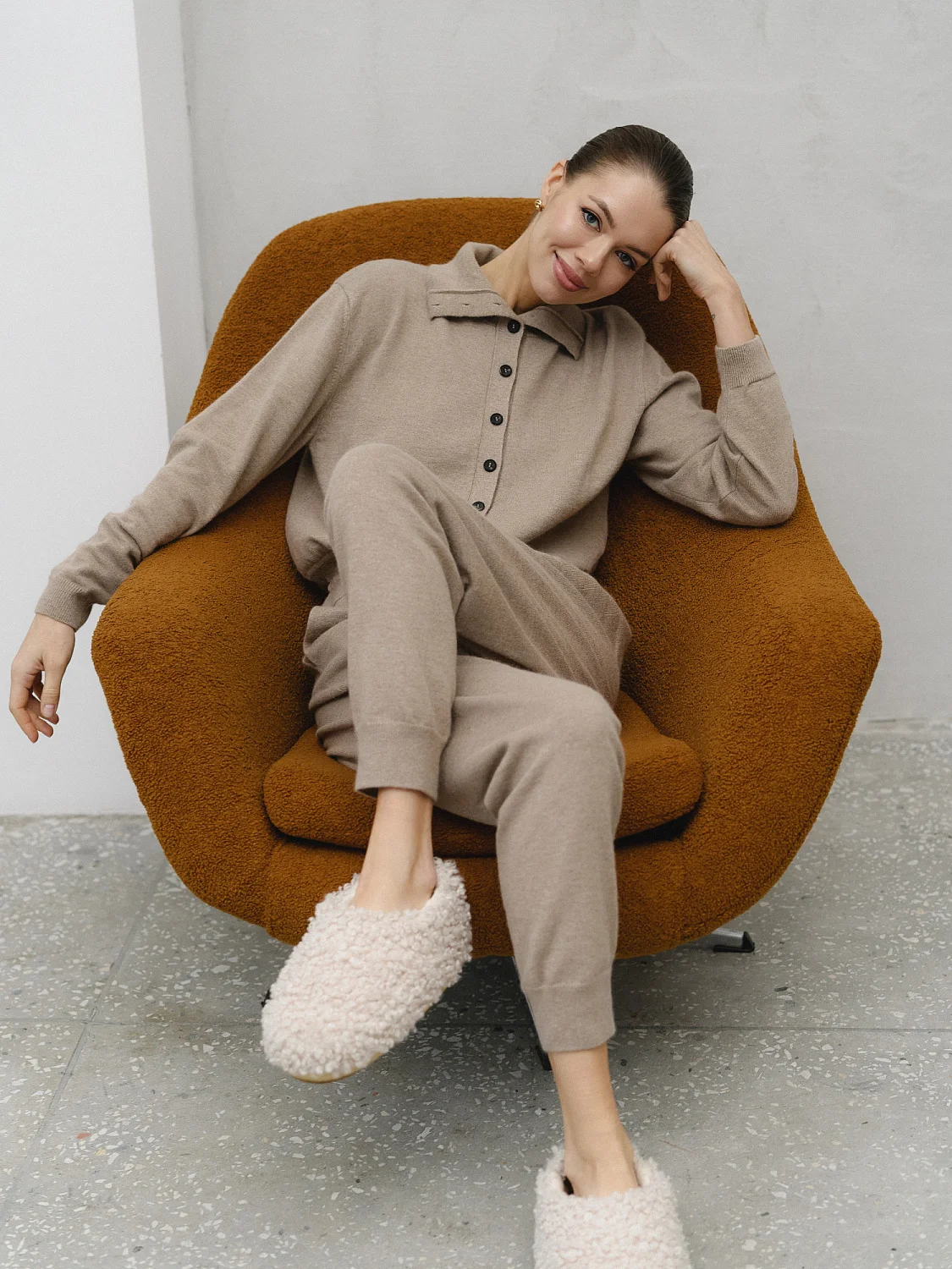 Комбинезон COCON цв. Бежево-коричневый