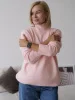 Свитер из ангоровой шерсти цвет персиково-розовый Свитер из ангоровой шерсти цвет персиково-розовый