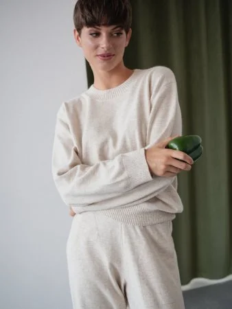 Костюм из ангоровой шерсти цвет БЕЖЕВЫЙ МЕЛАНЖ Купить Костюм из ангоровой шерсти цвет БЕЖЕВЫЙ МЕЛАНЖ в фирменном магазине спортивной одежды Brillante.by