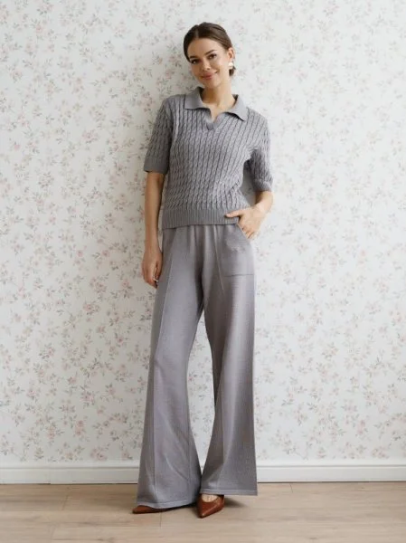 Брюки цв.серый