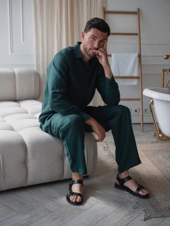 Купить Костюм рубашка, брюки цвет Изумруд  (можно купить отдельно) в фирменном магазине спортивной одежды Brillante.by