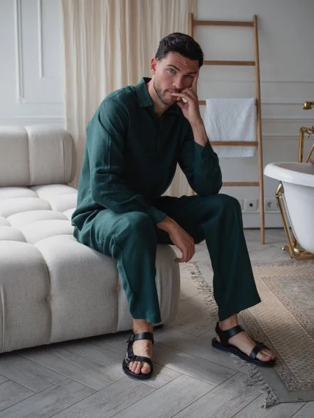 Костюм рубашка, брюки цвет Изумруд  (можно купить отдельно) - в фирменном магазине спортивной одежды Brillante.by