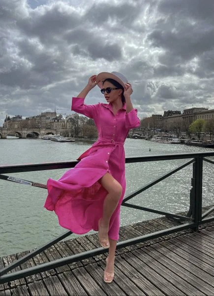 Платье халат цвет Фуксия Платье халат цвет Фуксия - в фирменном магазине спортивной одежды Brillante.by