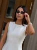 Купить Платье-мини А-силуэта MONACO цвет белый в фирменном магазине спортивной одежды Brillante.by