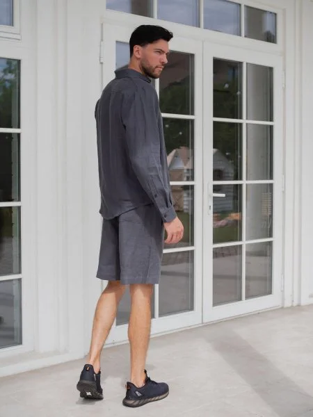 Костюм рубашка с шортами цвет Графит  (можно купить отдельно) - в фирменном магазине спортивной одежды Brillante.by