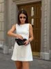 Купить Платье-мини А-силуэта MONACO цвет белый в фирменном магазине спортивной одежды Brillante.by