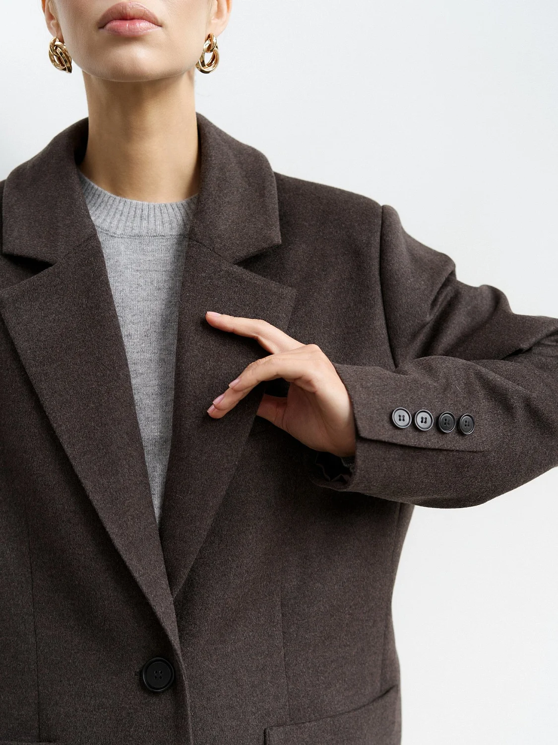 Жакет GRIS цвет коричневый