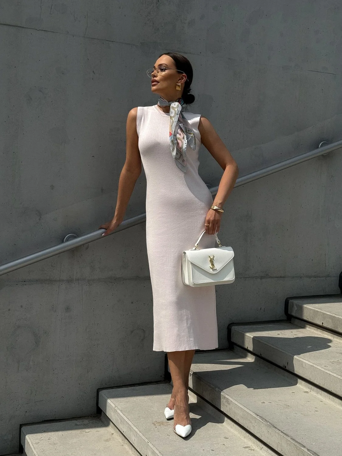 Платье трикотажное CHIC цв. нежный розовый Платье трикотажное CHIC цв. нежный розовый