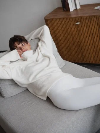 Купить Свитер из ангоровой шерсти цвет Белый в фирменном магазине спортивной одежды Brillante.by