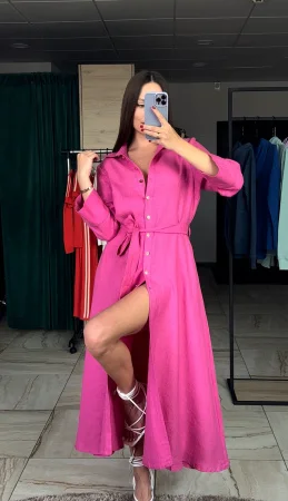 Платье халат цвет Фуксия Купить Платье халат цвет Фуксия в фирменном магазине спортивной одежды Brillante.by