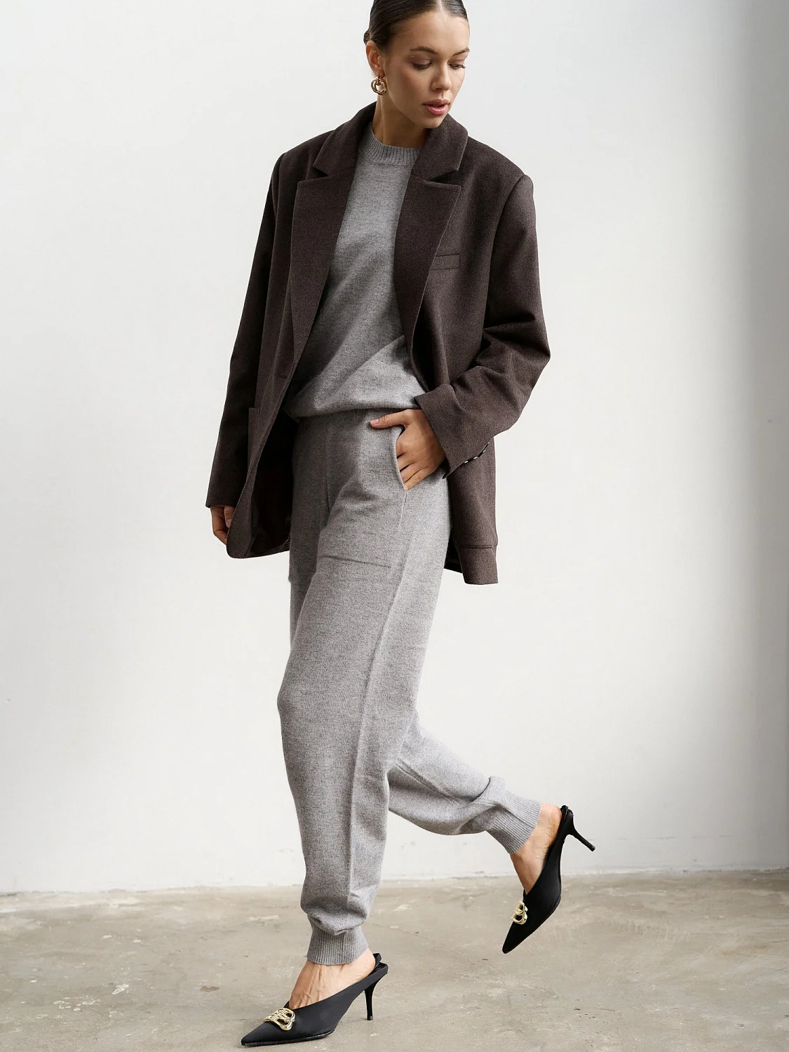 Жакет GRIS цвет коричневый