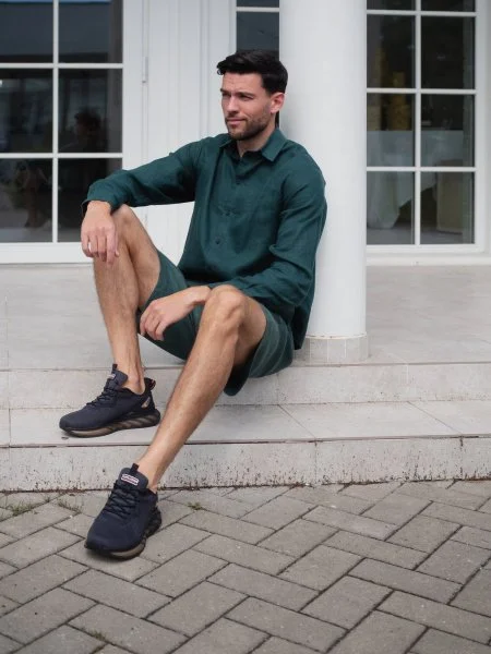 Костюм рубашка с шортами цвет Изумруд  (можно купить отдельно) - в фирменном магазине спортивной одежды Brillante.by