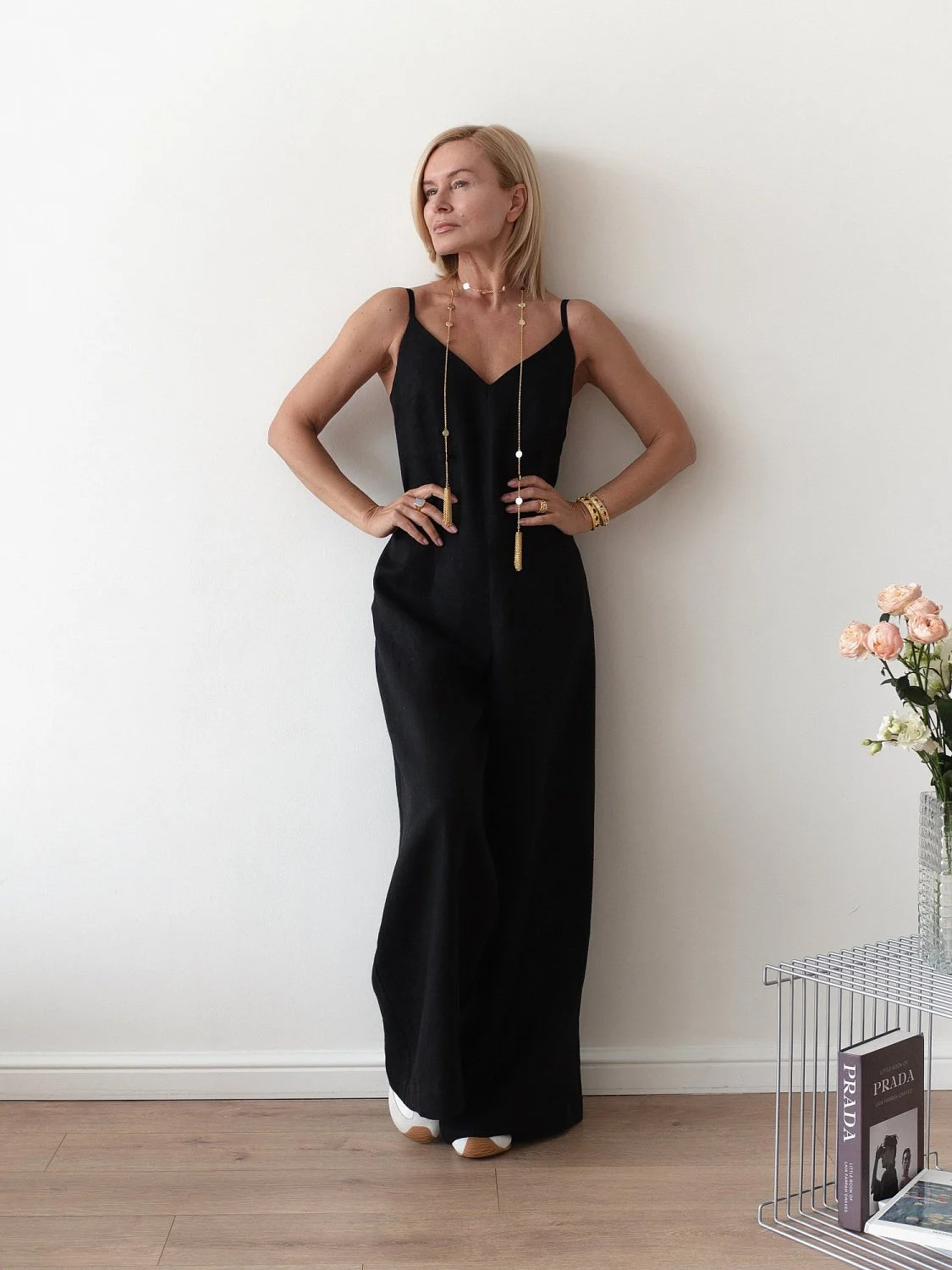 Комбинезон брючный цвет черный Комбинезон брючный цвет черный