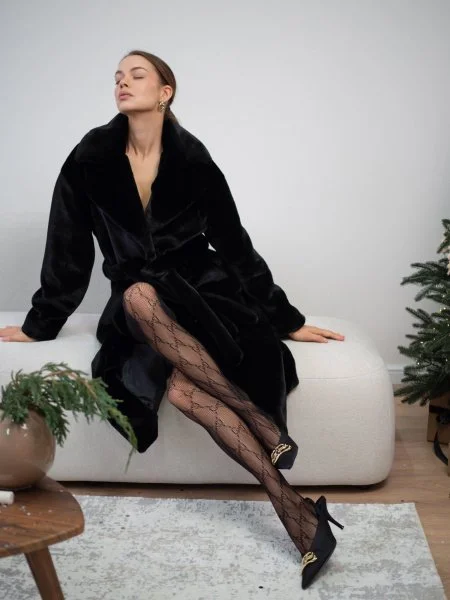 Шуба халат цвет Черный Шуба халат цвет Черный - в фирменном магазине спортивной одежды Brillante.by