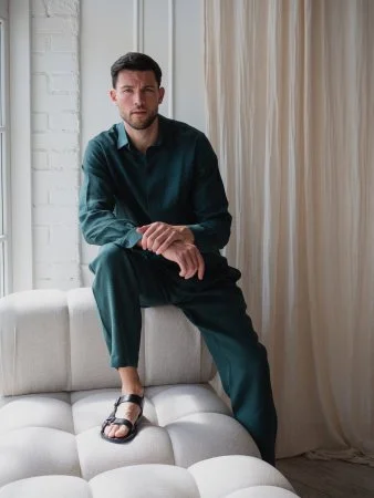 Купить Костюм рубашка, брюки цвет Изумруд  (можно купить отдельно) в фирменном магазине спортивной одежды Brillante.by