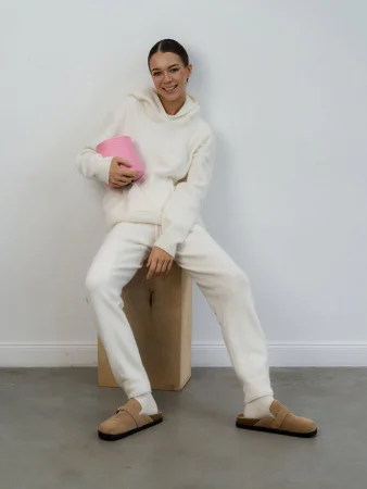 Купить Костюм Therm цвет РОСКОШНЫЙ БЕЛЫЙ (двойная вязка) в фирменном магазине спортивной одежды Brillante.by