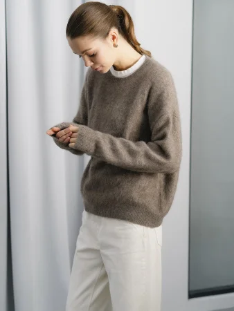 Купить Свитер кашемировый цв. Бежево-коричневый в фирменном магазине спортивной одежды Brillante.by