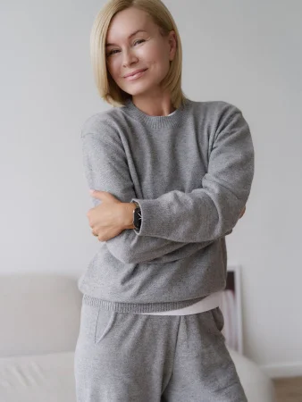 Купить Костюм из ангоровой шерсти цвет СЕРЫЙ в фирменном магазине спортивной одежды Brillante.by