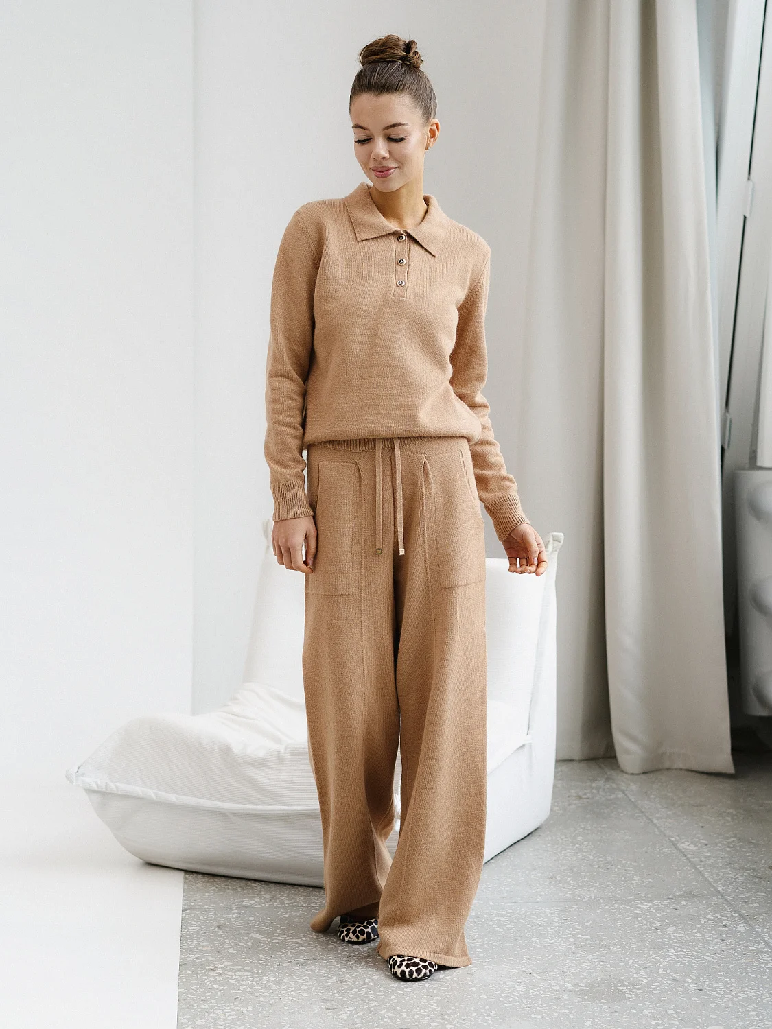 Поло Eclat цвет карамельный мёд