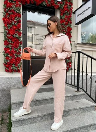 Рубашка льняная цвет БЕЖЕВЫЙ Купить Рубашка льняная цвет БЕЖЕВЫЙ в фирменном магазине спортивной одежды Brillante.by