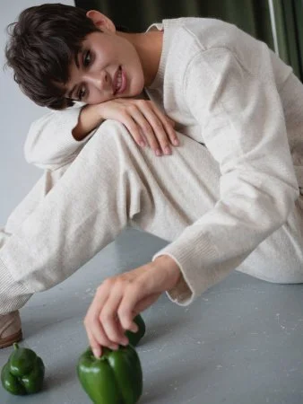 Костюм из ангоровой шерсти цвет БЕЖЕВЫЙ МЕЛАНЖ Купить Костюм из ангоровой шерсти цвет БЕЖЕВЫЙ МЕЛАНЖ в фирменном магазине спортивной одежды Brillante.by