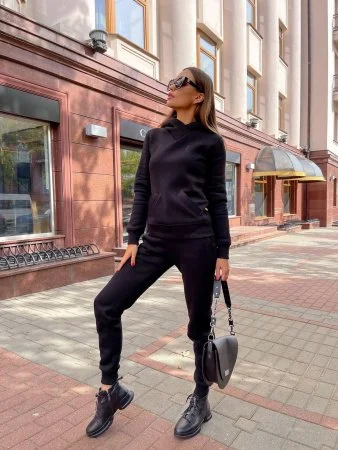 Костюм спортивный женский цвет Черный Купить Костюм спортивный женский цвет Черный в фирменном магазине спортивной одежды Brillante.by