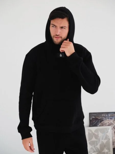 Костюм утеплённый с флисовым подкладом цвет ЧЕРНЫЙ