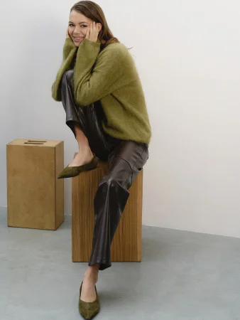 Купить Свитер кашемировый цв.Оливка в фирменном магазине спортивной одежды Brillante.by