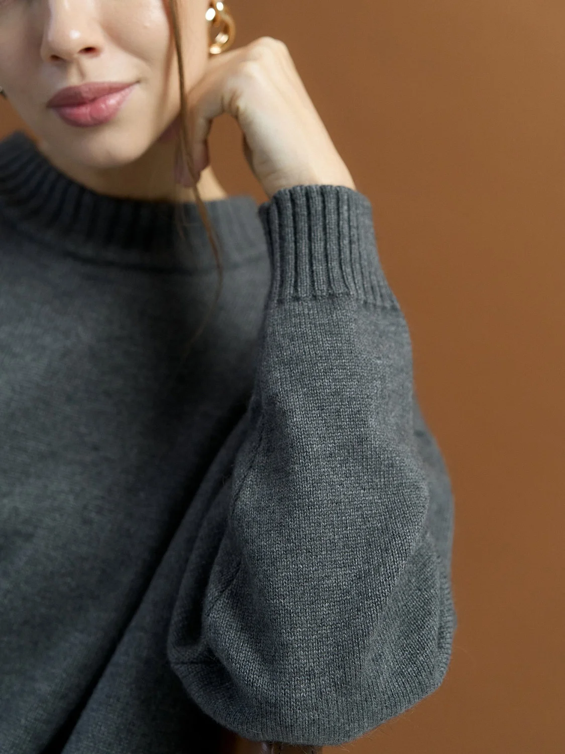 Платье ангоровое цвет Графит