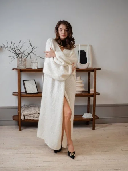 Кардиган цвет Молочный Кардиган цвет Молочный