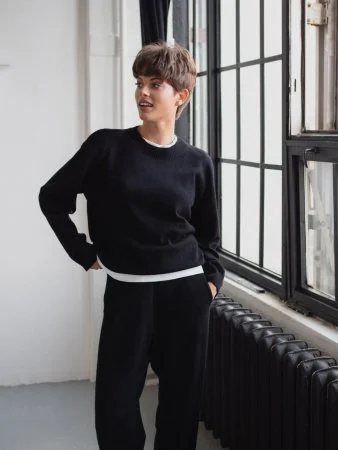 Купить Костюм из ангоровой шерсти цвет ЧЕРНЫЙ в фирменном магазине спортивной одежды Brillante.by