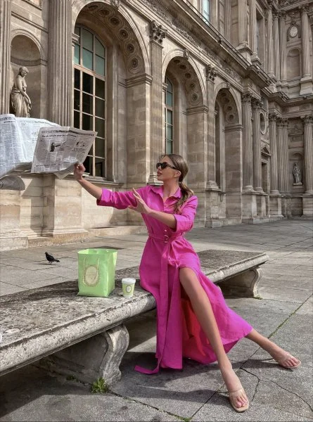 Платье халат цвет Фуксия Платье халат цвет Фуксия - в фирменном магазине спортивной одежды Brillante.by