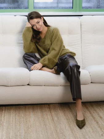 Купить Свитер кашемировый цв.Оливка в фирменном магазине спортивной одежды Brillante.by