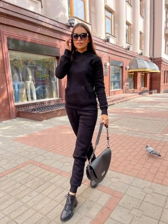 Костюм спортивный женский цвет Черный Купить Костюм спортивный женский цвет Черный в фирменном магазине спортивной одежды Brillante.by