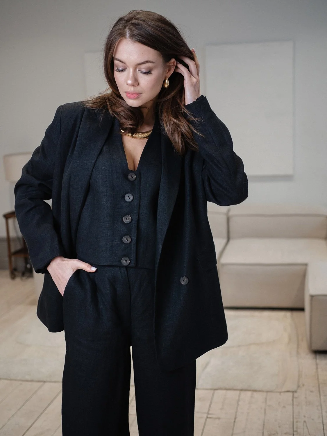 Жакет женский цвет Черный Жакет женский цвет Черный