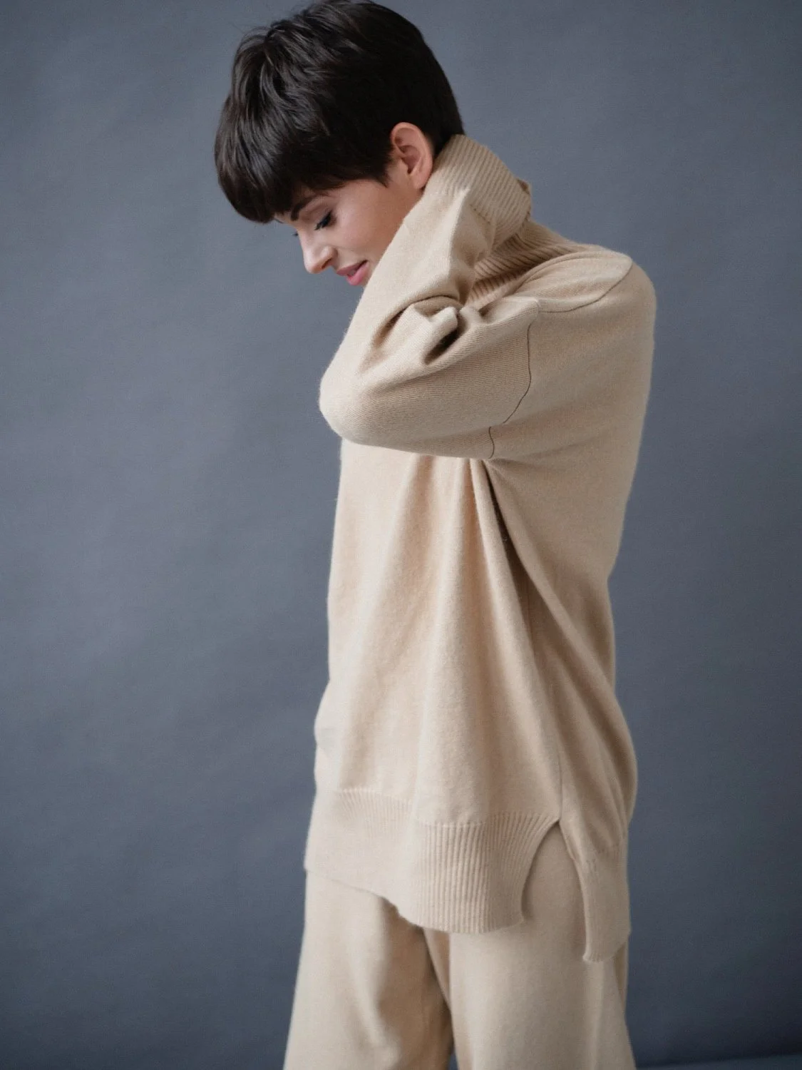 Костюм из ангоры цвет Песок Костюм из ангоры цвет Песок