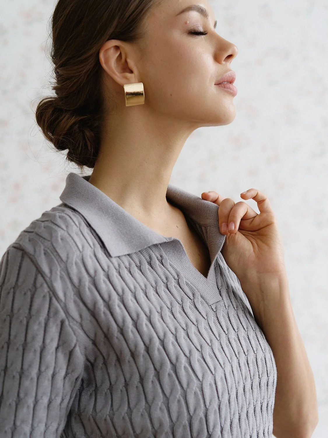 Поло цв.серый