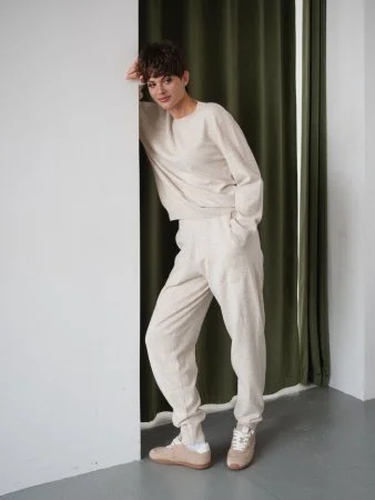 Костюм из ангоровой шерсти цвет БЕЖЕВЫЙ МЕЛАНЖ Купить Костюм из ангоровой шерсти цвет БЕЖЕВЫЙ МЕЛАНЖ в фирменном магазине спортивной одежды Brillante.by