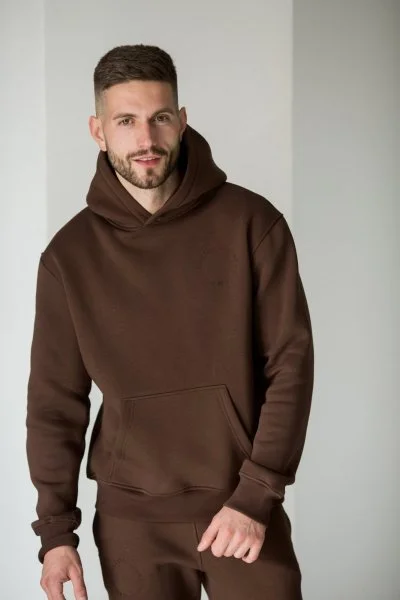 Костюм утеплённый с флисовым подкладом цвет  МОЛОЧНЫЙ ШОКОЛАД  - в фирменном магазине спортивной одежды Brillante.by