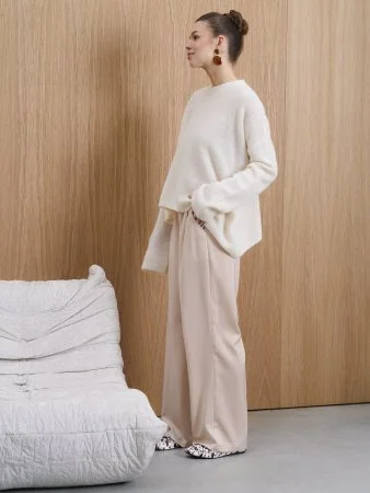 Купить Свитер из мохера цвет Айвори в фирменном магазине спортивной одежды Brillante.by