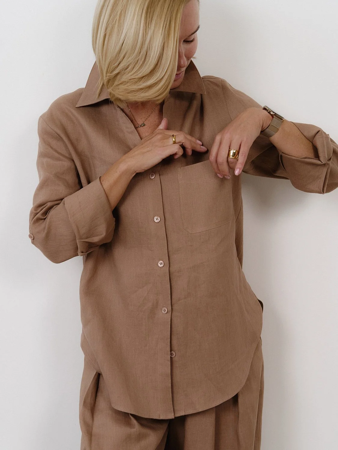 Рубашка цв. тауп
