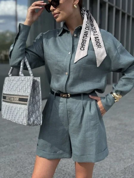 Рубашка Dolce Vita цвет зеленый