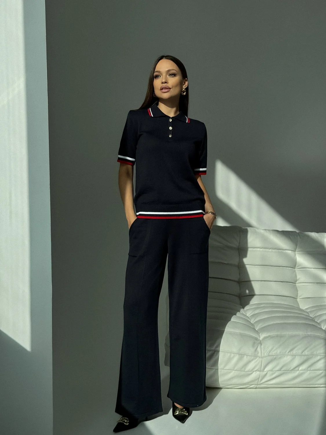 Костюм Aesthetics цв.Синий ( поло и брюки можно купить отдельно)