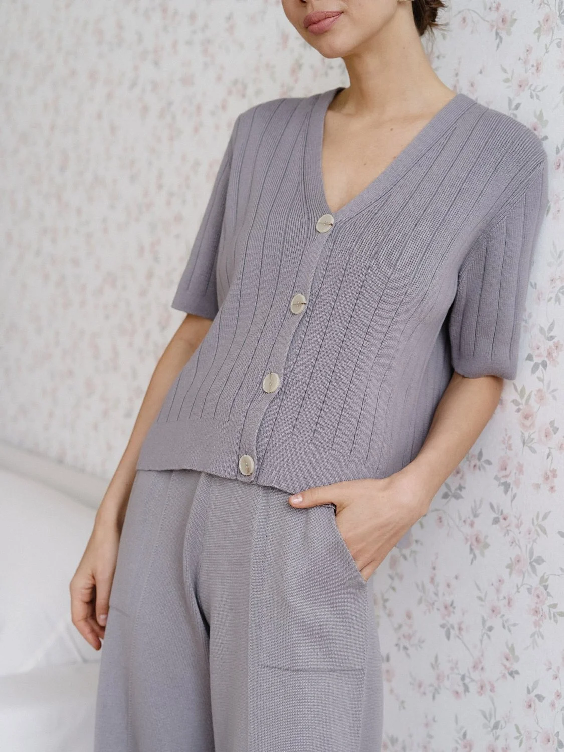 Брюки цв.серый