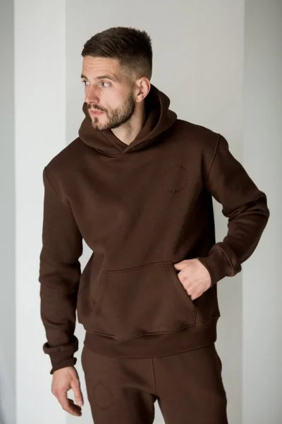 Костюм утеплённый с флисовым подкладом цвет  МОЛОЧНЫЙ ШОКОЛАД  - в фирменном магазине спортивной одежды Brillante.by