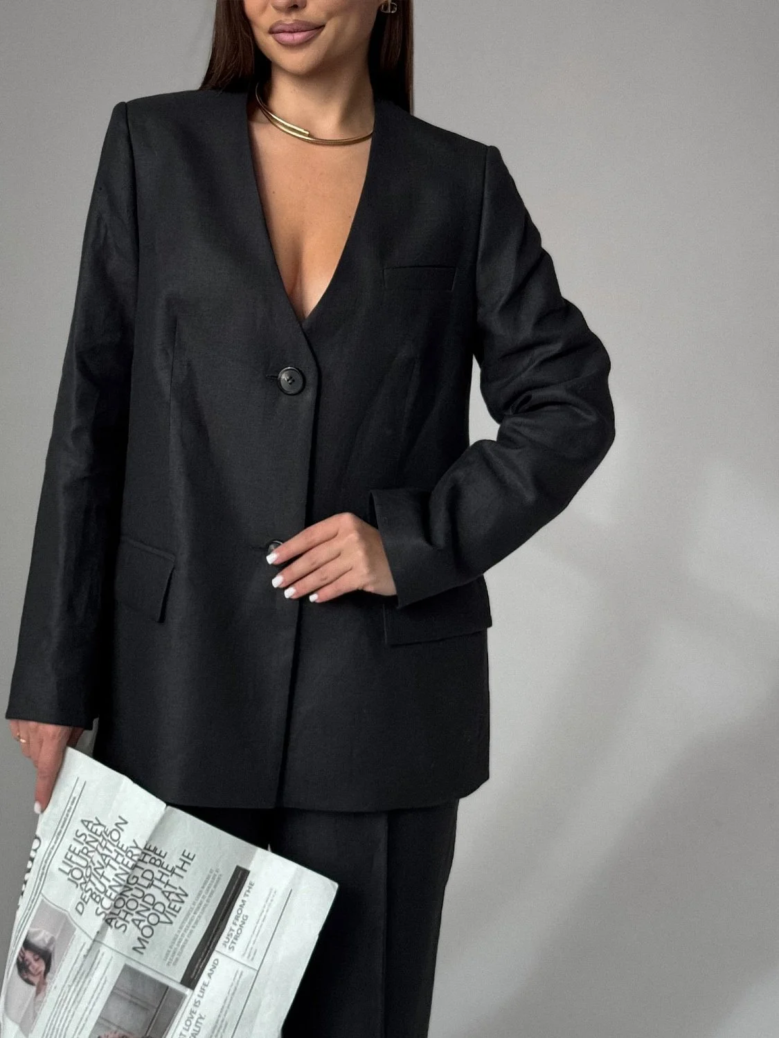 Костюмная группа двойка Style цв.черный (жакет и брюки можно купить отдельно) Костюмная группа двойка Style цв.черный (жакет и брюки можно купить отдельно)